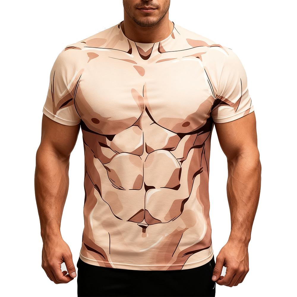 Esports Gaming Arm Sleeve - New 3D Fake Abdominal Muscles Funny