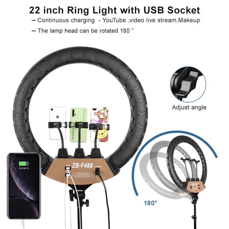 22inch Ring lamp Dimmable Ring - огляд і ціна Webcam Ring Light