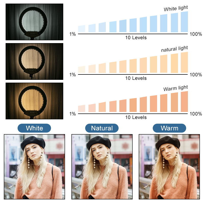 22inch Ring lamp Dimmable Ring - огляд і ціна Webcam Ring Light