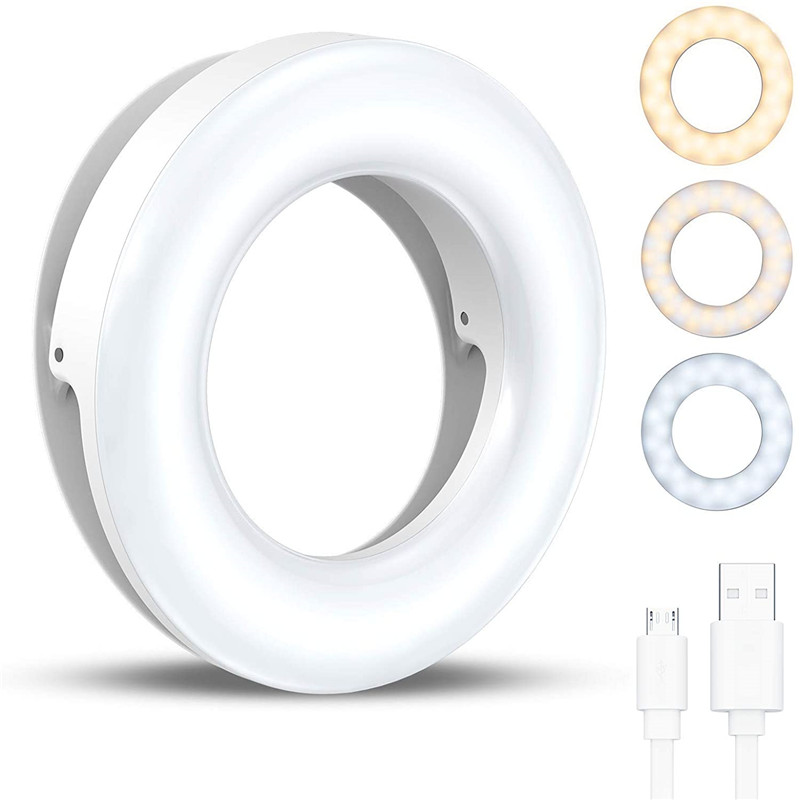 Portable LED Clip Ring Light 4 - огляд і ціна Webcam Ring Light