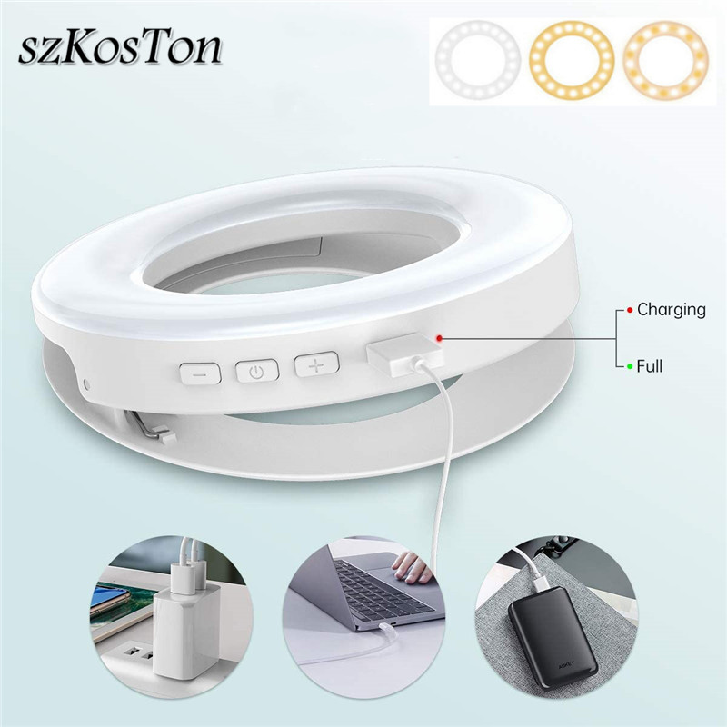 Portable LED Clip Ring Light 4 - огляд і ціна Webcam Ring Light