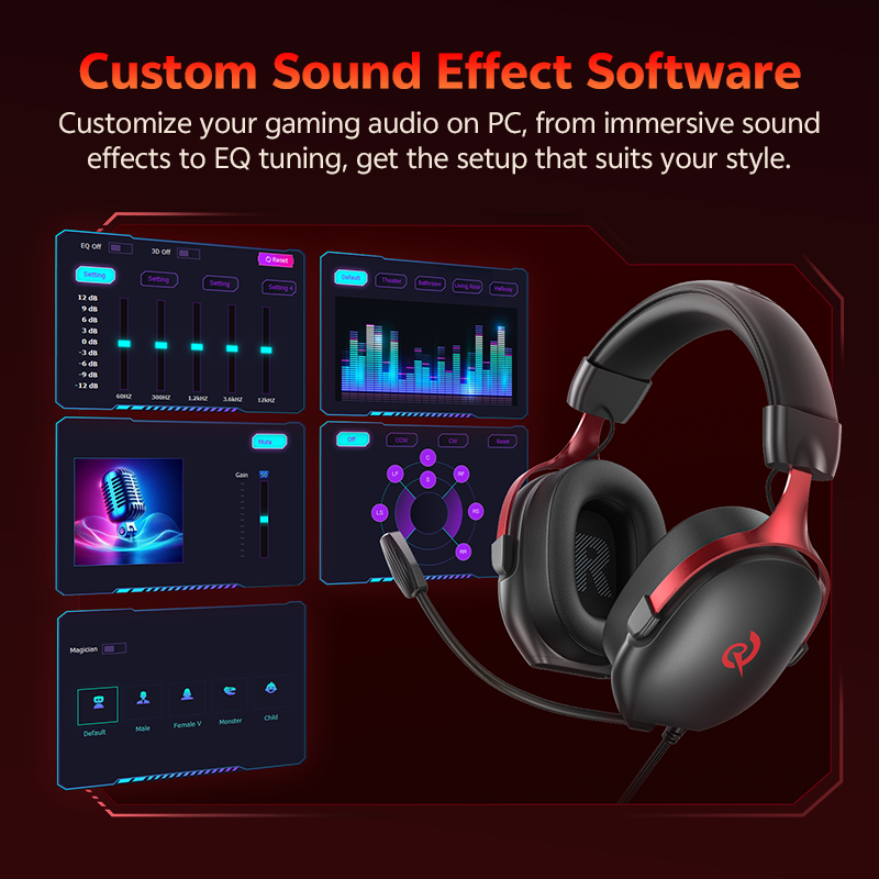 QCY VN200 Pro H7GM USB Gaming  - огляд і ціна Gaming Headset 7.1