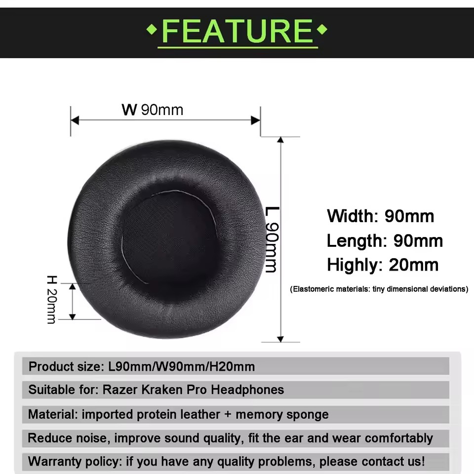 Comfortable Foam Ear Pads for  - огляд і ціна Gaming Headset 7.1
