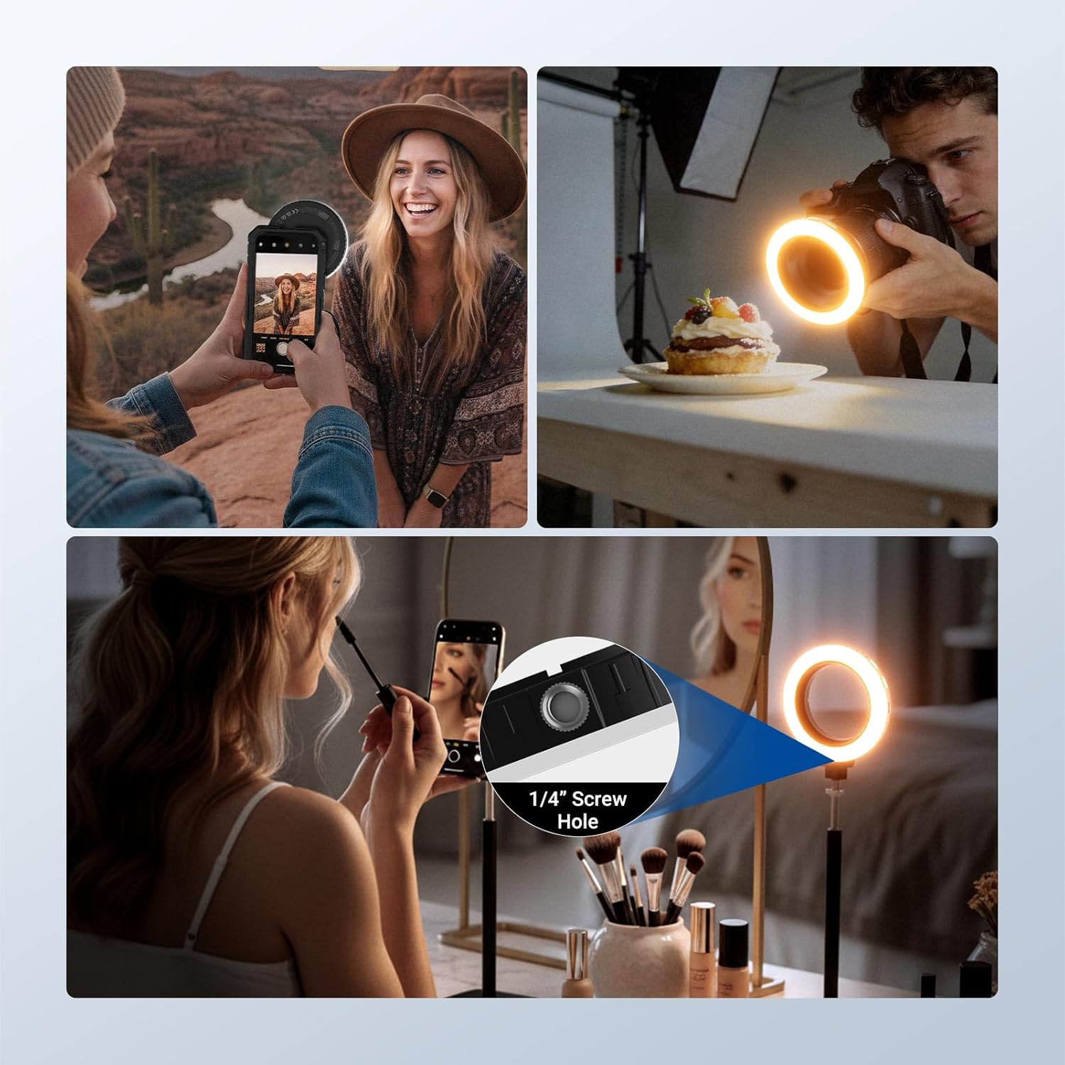 NEEWER Basics 67mm Threaded Ri - огляд і ціна Webcam Ring Light