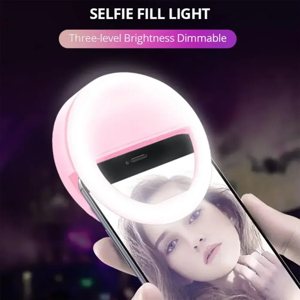 LED Selfie Ring Light Mobile P - огляд і ціна Webcam Ring Light