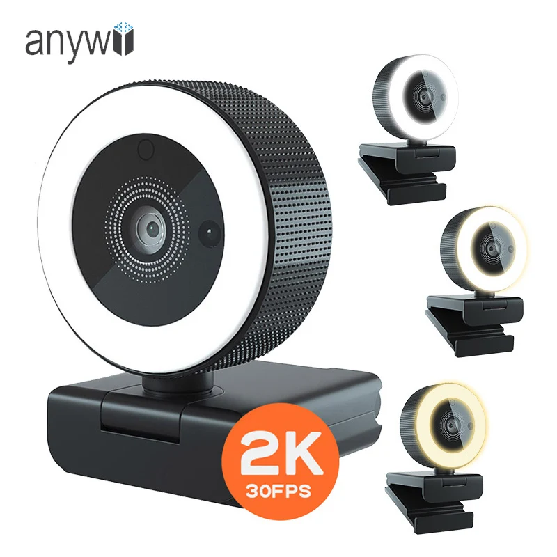 Best Seller Auto Focus Web Cam - огляд і ціна Webcam Ring Light