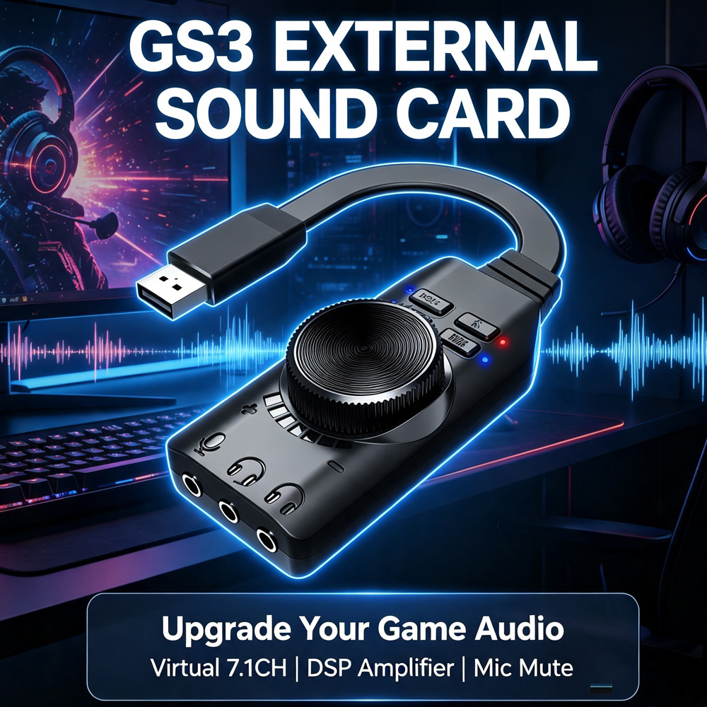 3.5mm 7.1 Channel USB Adapter  - огляд і ціна Gaming Headset 7.1